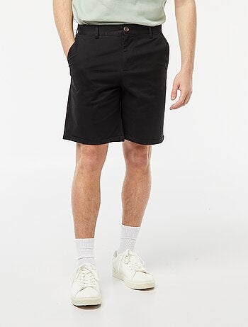 Bermuda coupe chino avec base à revers