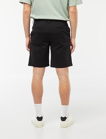 Bermuda coupe chino avec base à revers