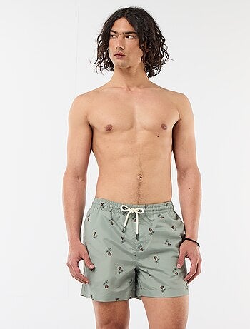 Bermuda de bain à motif
