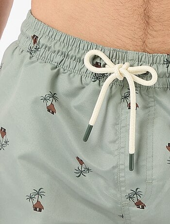 Bermuda de bain à motif