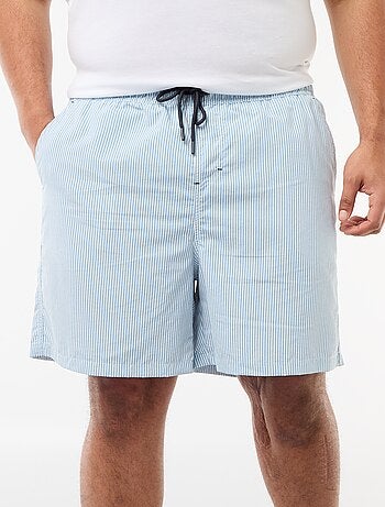 Bermuda de bain à rayures