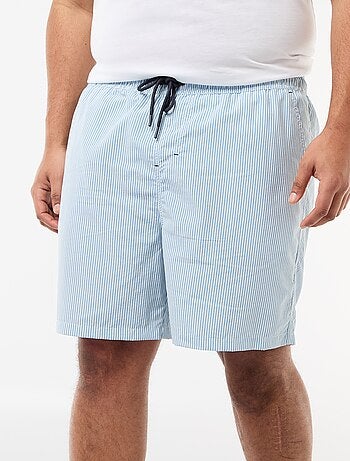Bermuda de bain à rayures