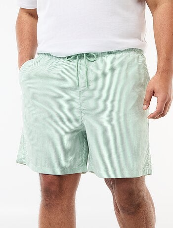Bermuda de bain à rayures