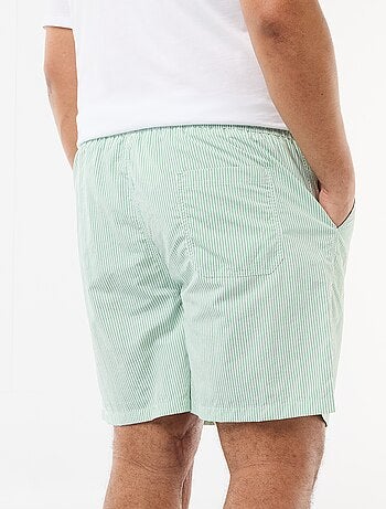 Bermuda de bain à rayures