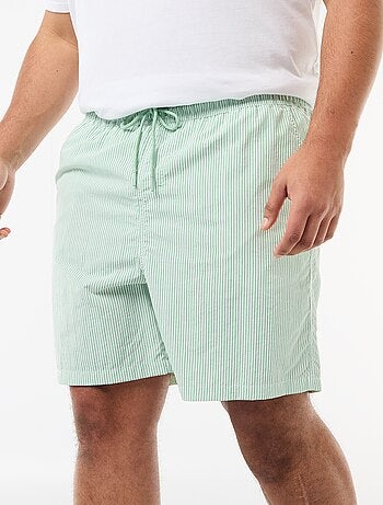Bermuda de bain à rayures