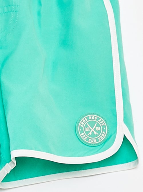 Bermuda de bain avec cordons de serrage - Kiabi