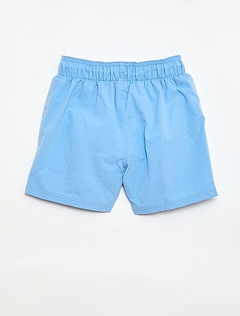 Bermuda de bain avec effet gaufré