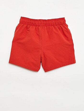 Bermuda de bain avec effet gaufré