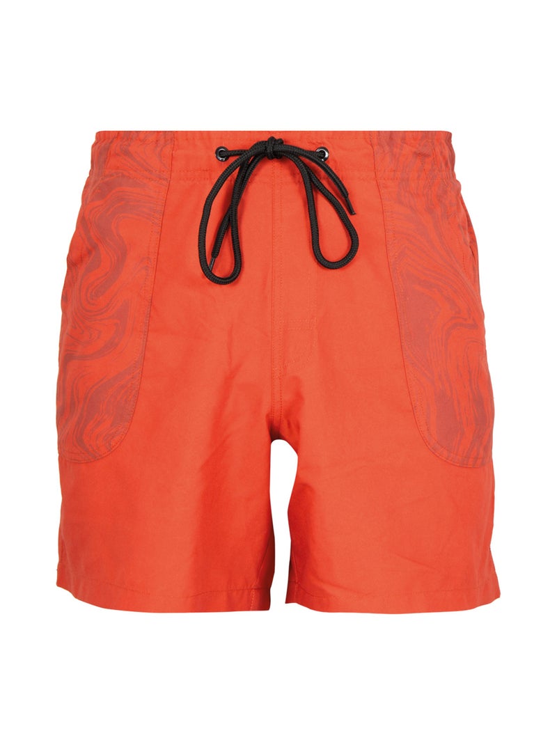 Bermuda de bain homme imprimé traveler athena Rouge - Kiabi