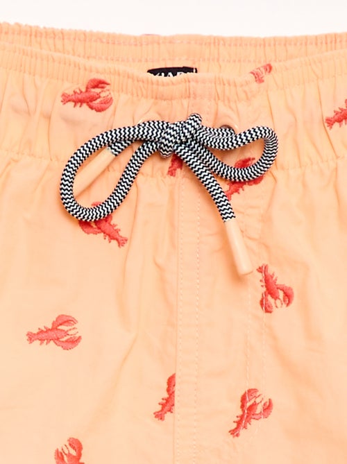 Bermuda de bain imprimé all-over tropique - Kiabi