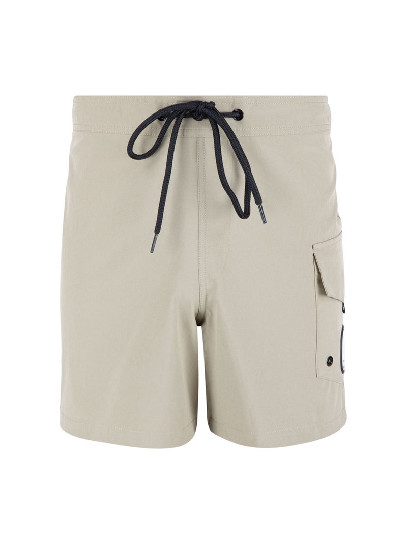 Bermuda de bain medium homme construction traveler athena Jaune - Kiabi