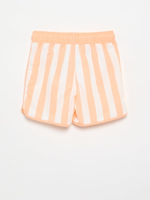 Bermuda de bain rayé - Kiabi