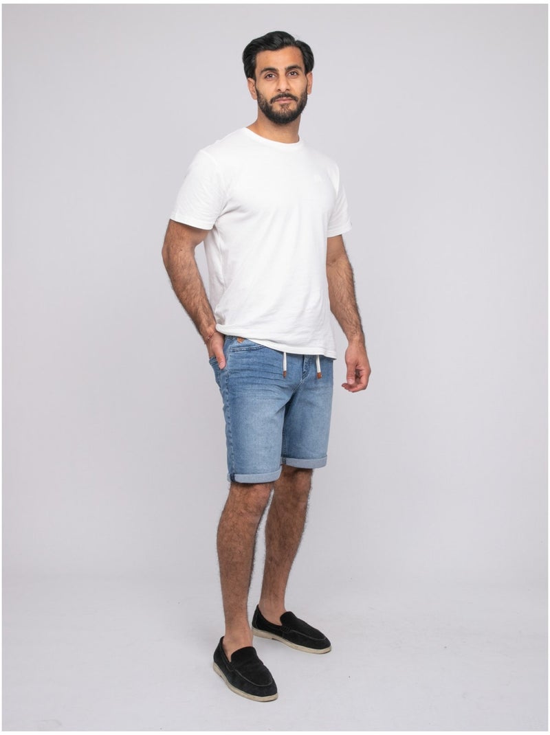 Bermuda denim badim Bleu clair - Kiabi