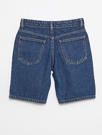 Bermuda denim slim fit stretch en coton
