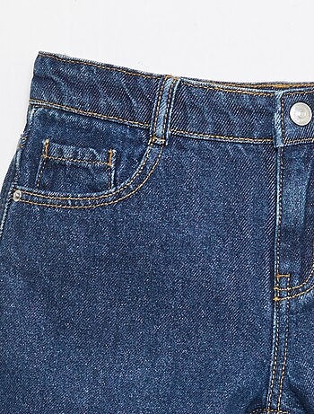 Bermuda denim slim fit stretch en coton