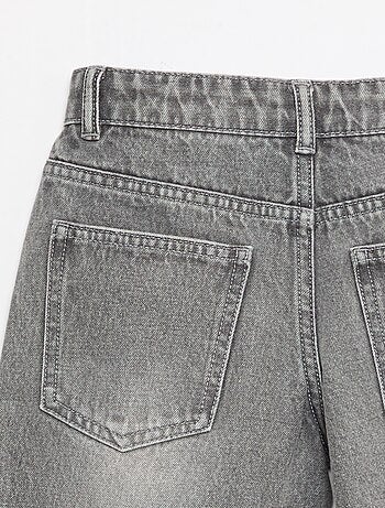 Bermuda denim slim fit stretch en coton