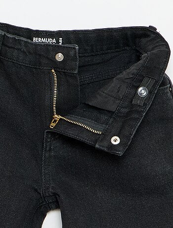 Bermuda denim slim fit stretch en coton