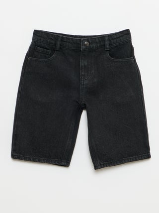 Bermuda denim slim fit stretch en coton