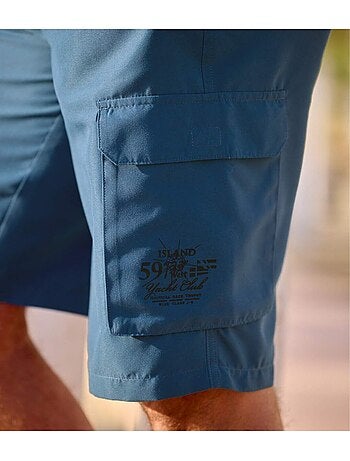 Bermuda Détente Microfibre Multipoches - ATLAS FOR MEN