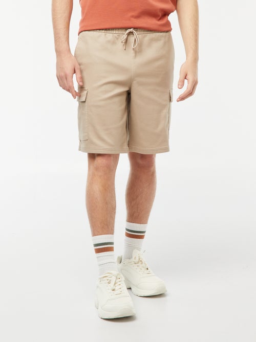 Bermuda droit poches à rabats - Kiabi