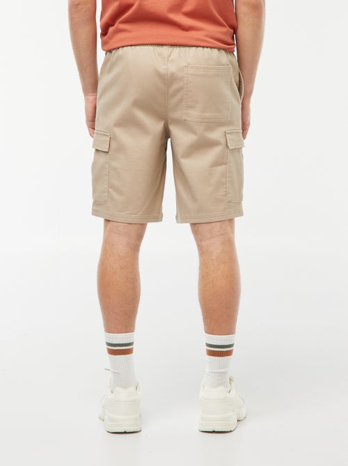 Bermuda droit poches à rabats - Kiabi