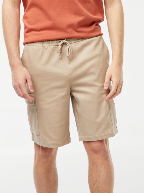 Bermuda droit poches à rabats - Kiabi