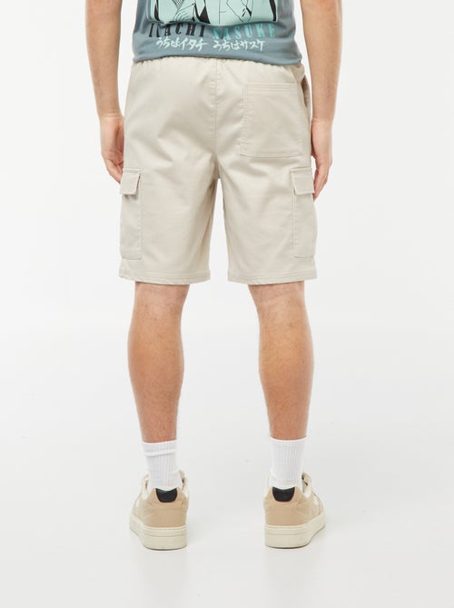 Bermuda droit poches à rabats - Kiabi