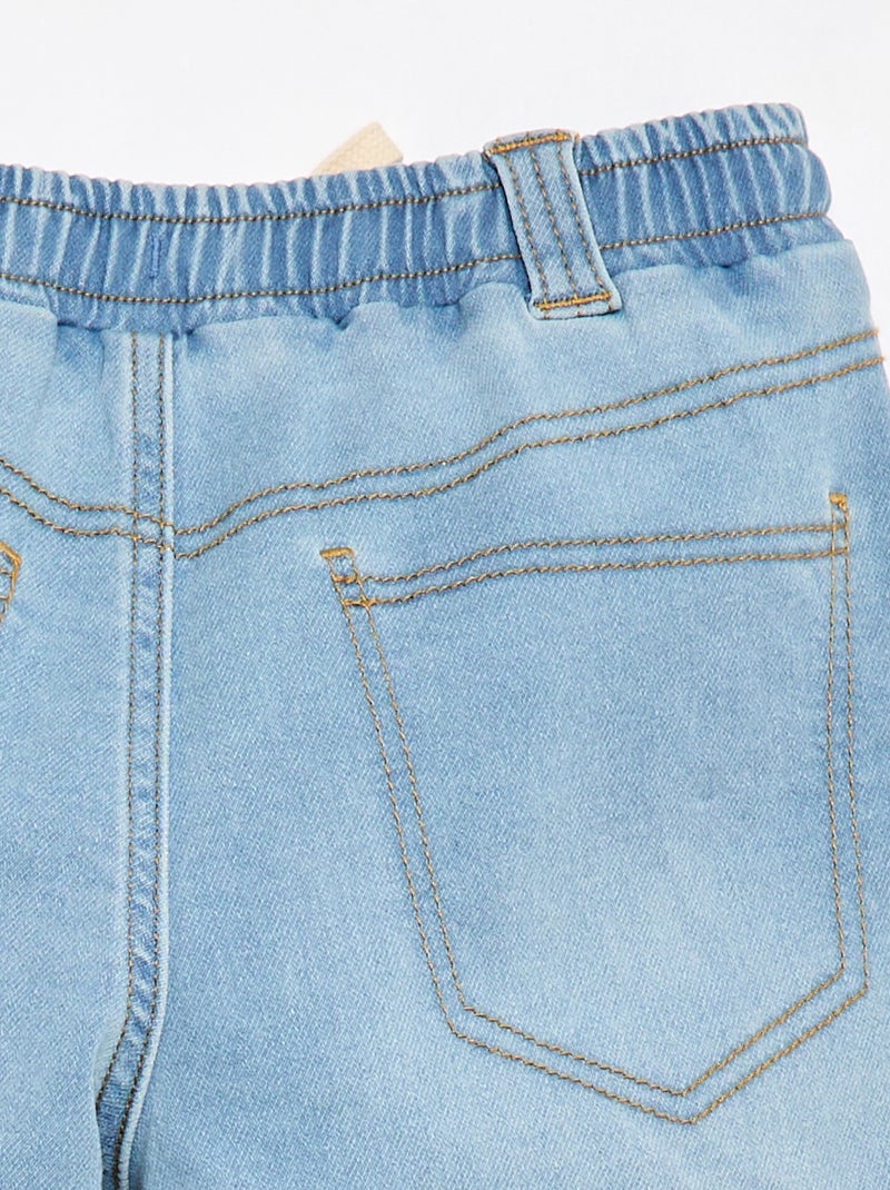 Bermuda en denim - Collection facile à enfiler Bleu - Kiabi
