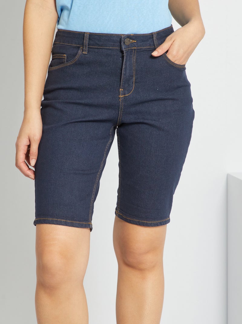 Bermuda en denim Bleu brut - Kiabi