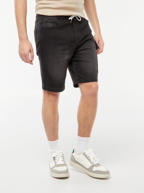 Bermuda en denim multi-poches - Kiabi
