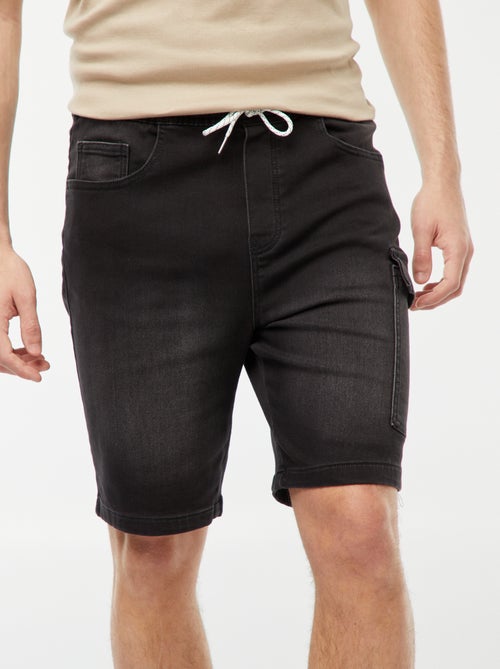 Bermuda en denim multi-poches - Kiabi