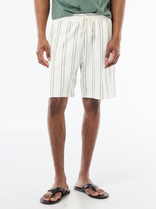 Bermuda en French Terry - Kiabi