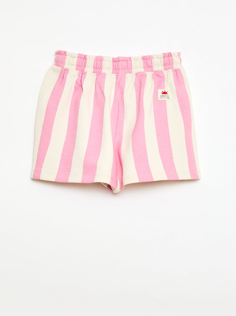 Bermuda en French Terry Rose - Kiabi