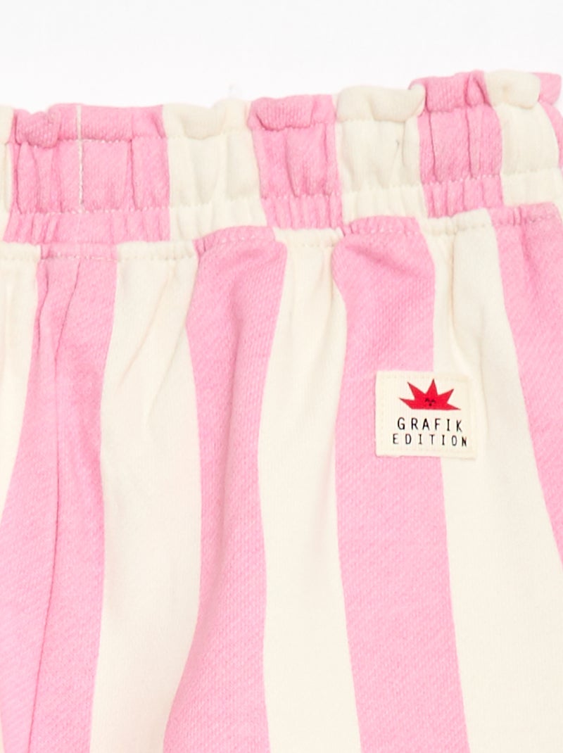 Bermuda en French Terry Rose - Kiabi