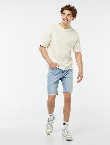 Bermuda en jean 5 poches