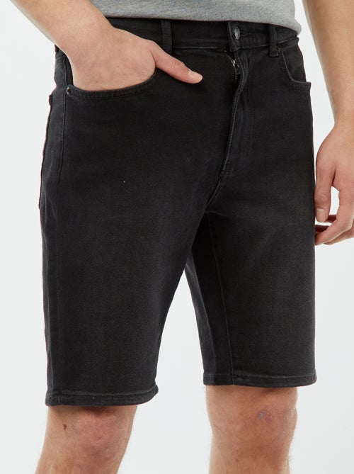 Bermuda en jean 5 poches - Kiabi