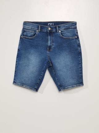 Bermuda en jean à 5 poches