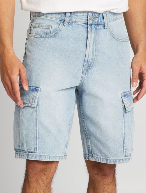 Kiabi bermuda jean homme sale