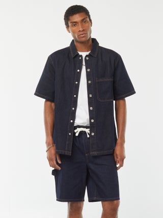 Bermuda en jean avec poches