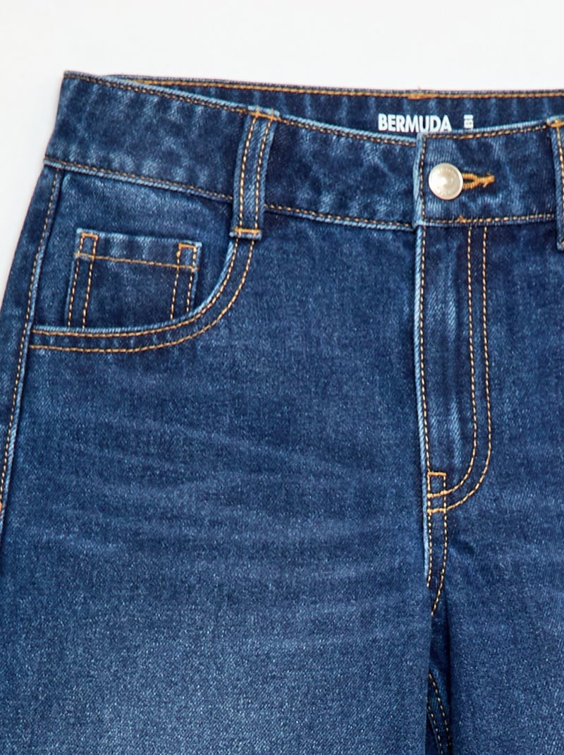 Bermuda en jean Bleu - Kiabi