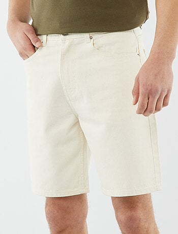 Bermuda en jean coupe genoux