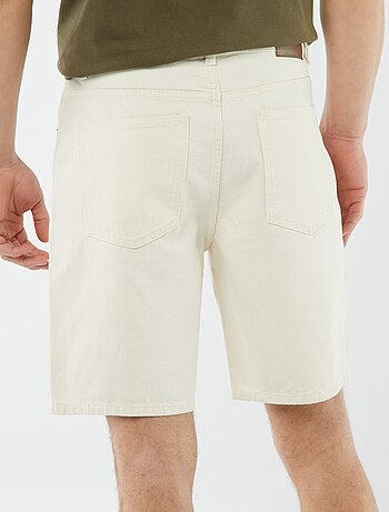 Bermuda en jean coupe genoux