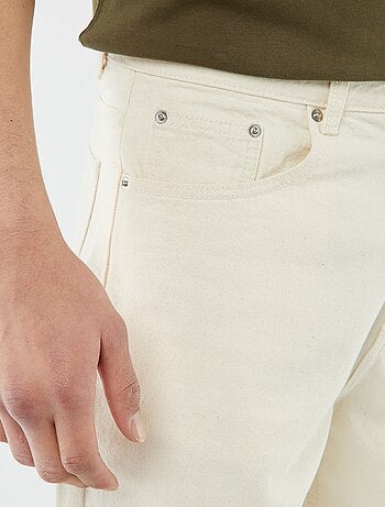 Bermuda en jean coupe genoux