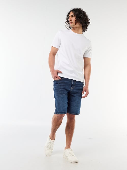 Bermuda en jean slim fit - Kiabi