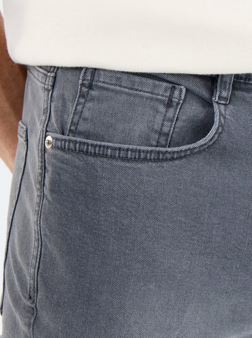 Bermuda en jean slim fit - Kiabi Bermuda en jean slim fit - Kiabi
