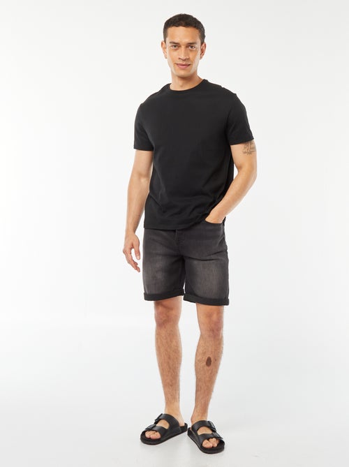 Bermuda en jean slim - Kiabi