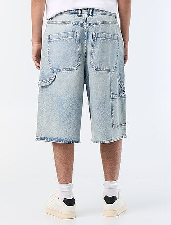 Bermuda en jean style carpenter