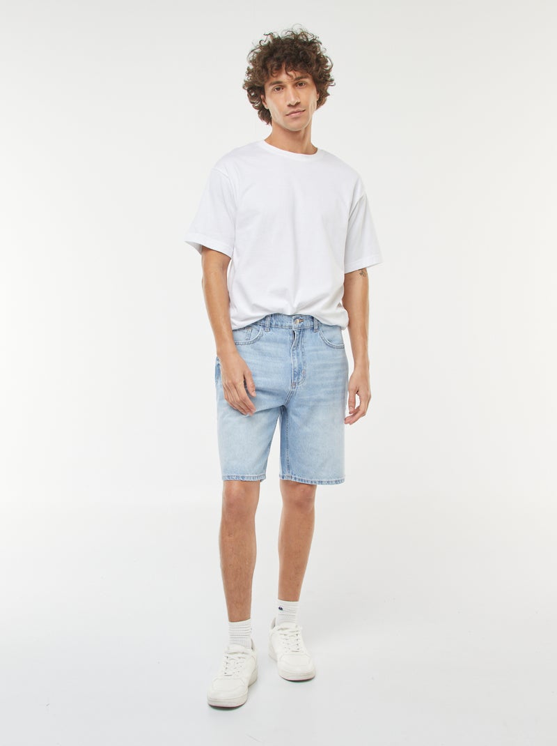 Bermuda en jean Triple stone - Kiabi