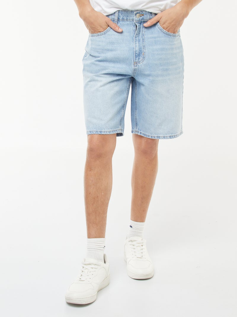 Bermuda en jean Triple stone - Kiabi
