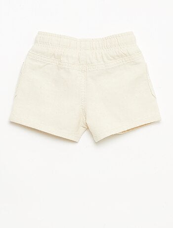 Bermuda en lin mélangé